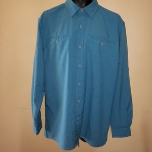 Rail Riders button down shirt mens shirt sz. M